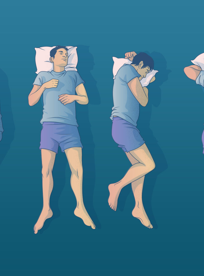 The sleep positions for sleep apnea