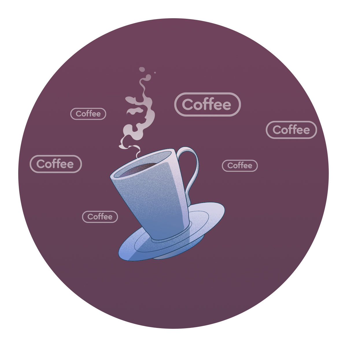 visual showing the "coffee" sleep note in the Sleep Cycle app. 